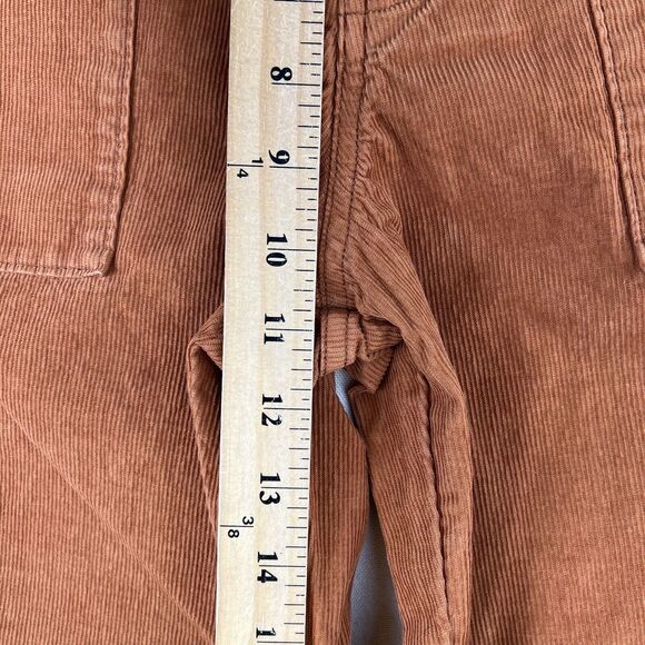 Outerknown Lou Cord Pants Women’s 24 Faded Cedar Brown High Rise Corduroy - Picture 11 of 16